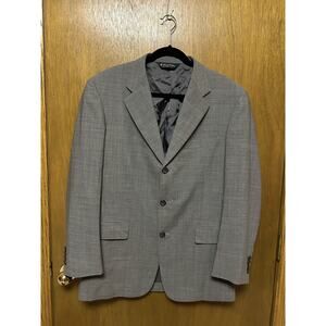 BROOKS BROTHERS 40 R BROOKSCOOL blazer jacket sport suit coat 40R GRAY J23